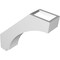 Ekena Millwork 3-in. W x 12-in. D x 12-in. H Imperial Architectural Grade PVC Knee Brace BRCP03X12X12IMP - alternate 6